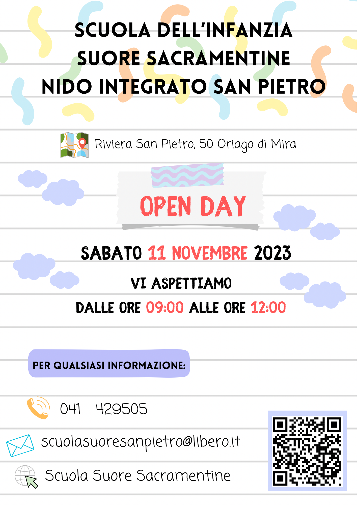 Open Day Scuola Infanzia  Nido Integrato San Pietro Oriago di Mira